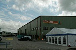 Scotgen's gasification facility in Dumfries, prior to the fire which broke out in July